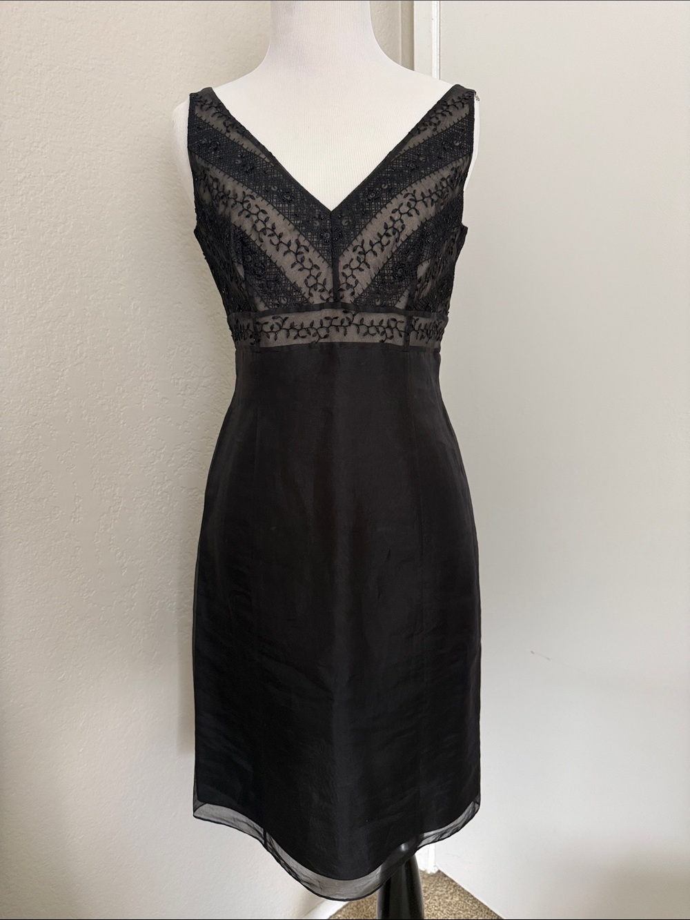 Ann Taylor Y2K Silk-Blend Petite Cocktail Dress